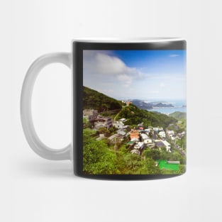 Unique landscape photography of Jiufen Old Street 九份老街 Mug